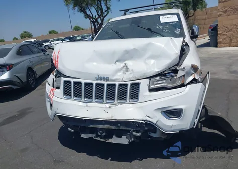 2015 Jeep Grand Cherokee Overland z USA, uszkodzony, nr VIN 1C4RJFCT0FC676968